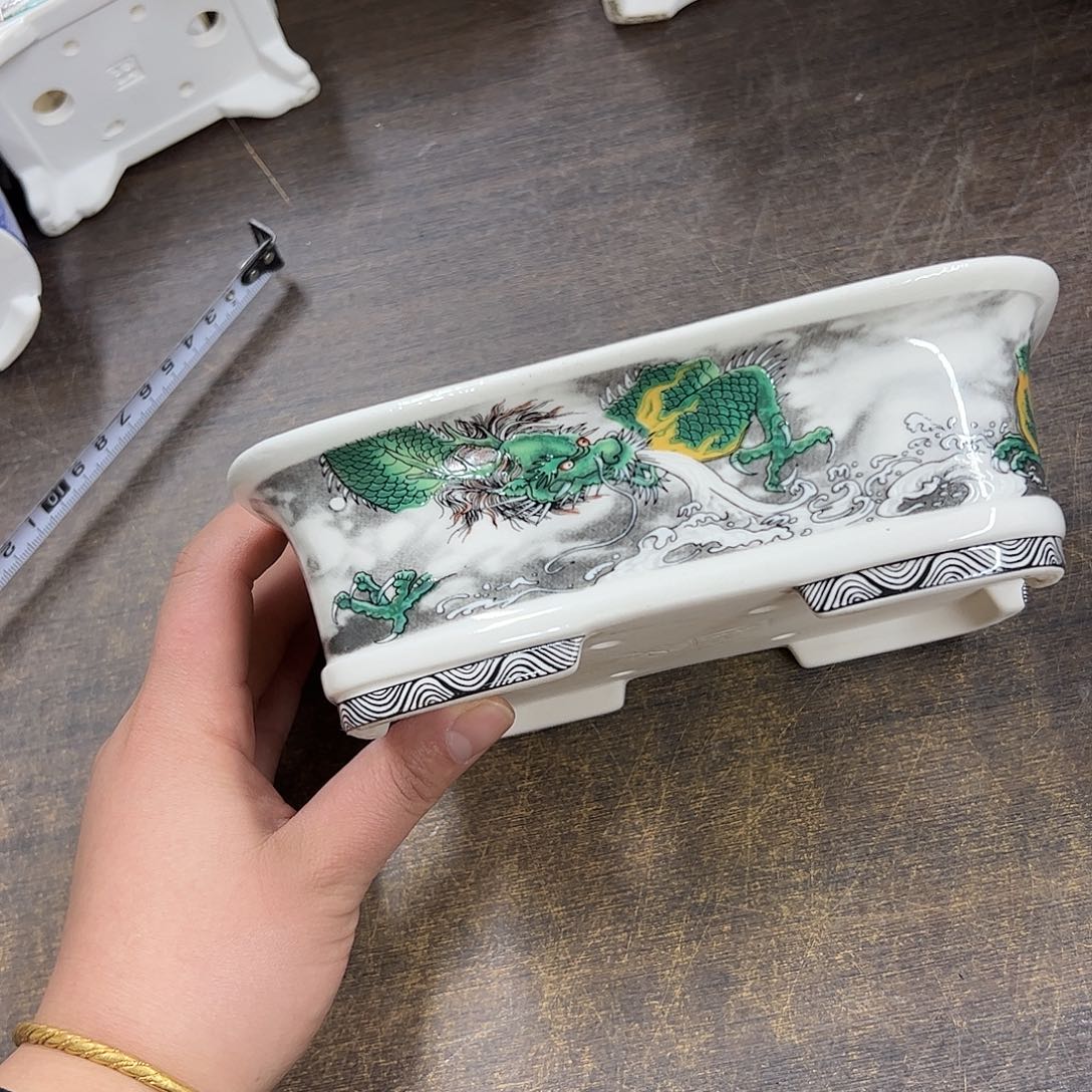 紫砂花盆875号瑕疵18/14/5.5cm