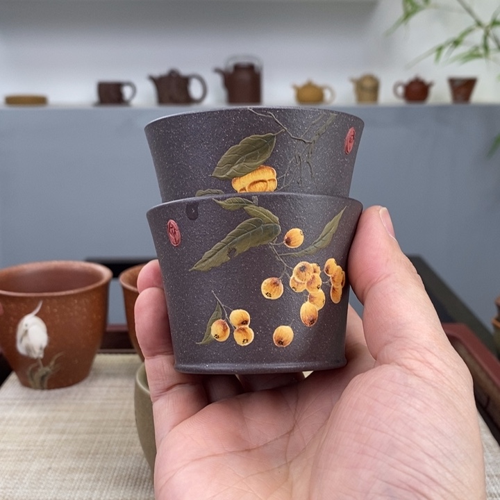 紫砂茶杯P****?宜兴紫砂主人杯