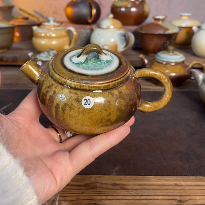 柴烧 三足壶 微瑕 不退不换 20