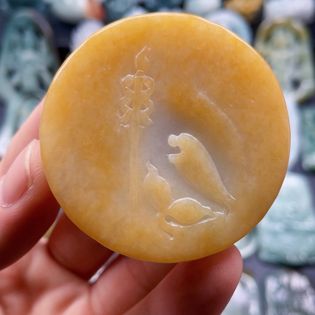 颈饰未镶嵌翡翠翡翠