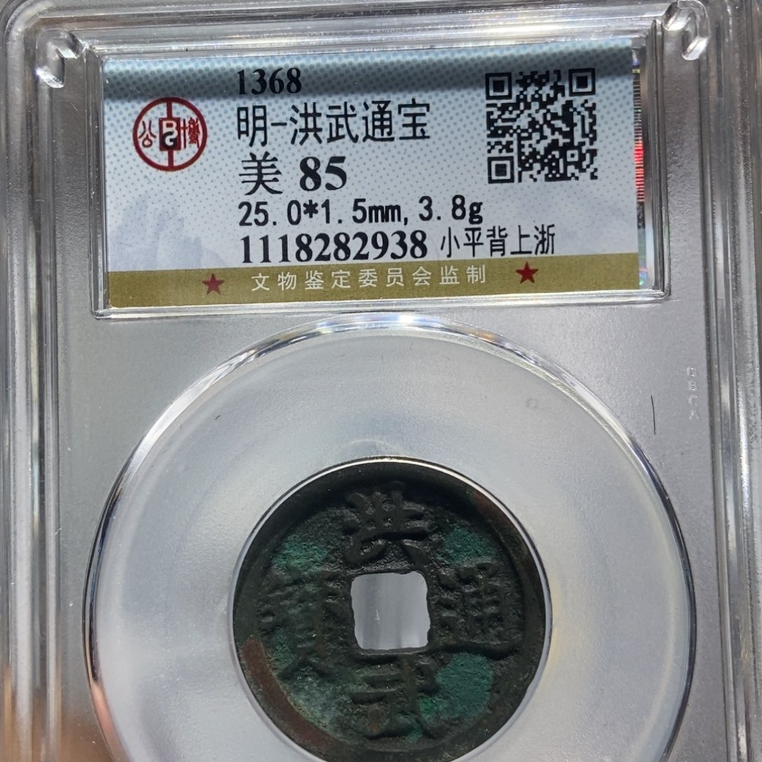 铜海*线大头精选洪武通宝