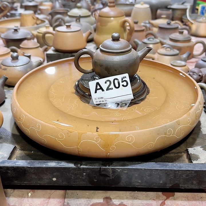 紫砂茶壶坭兴陶柴烧