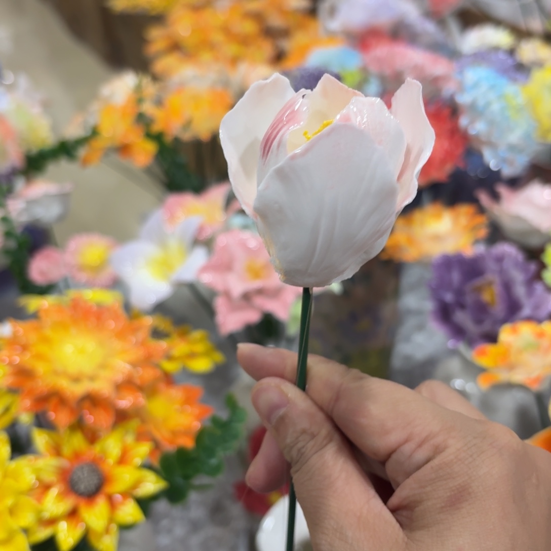 陶瓷花，20元发货，退款拉黑