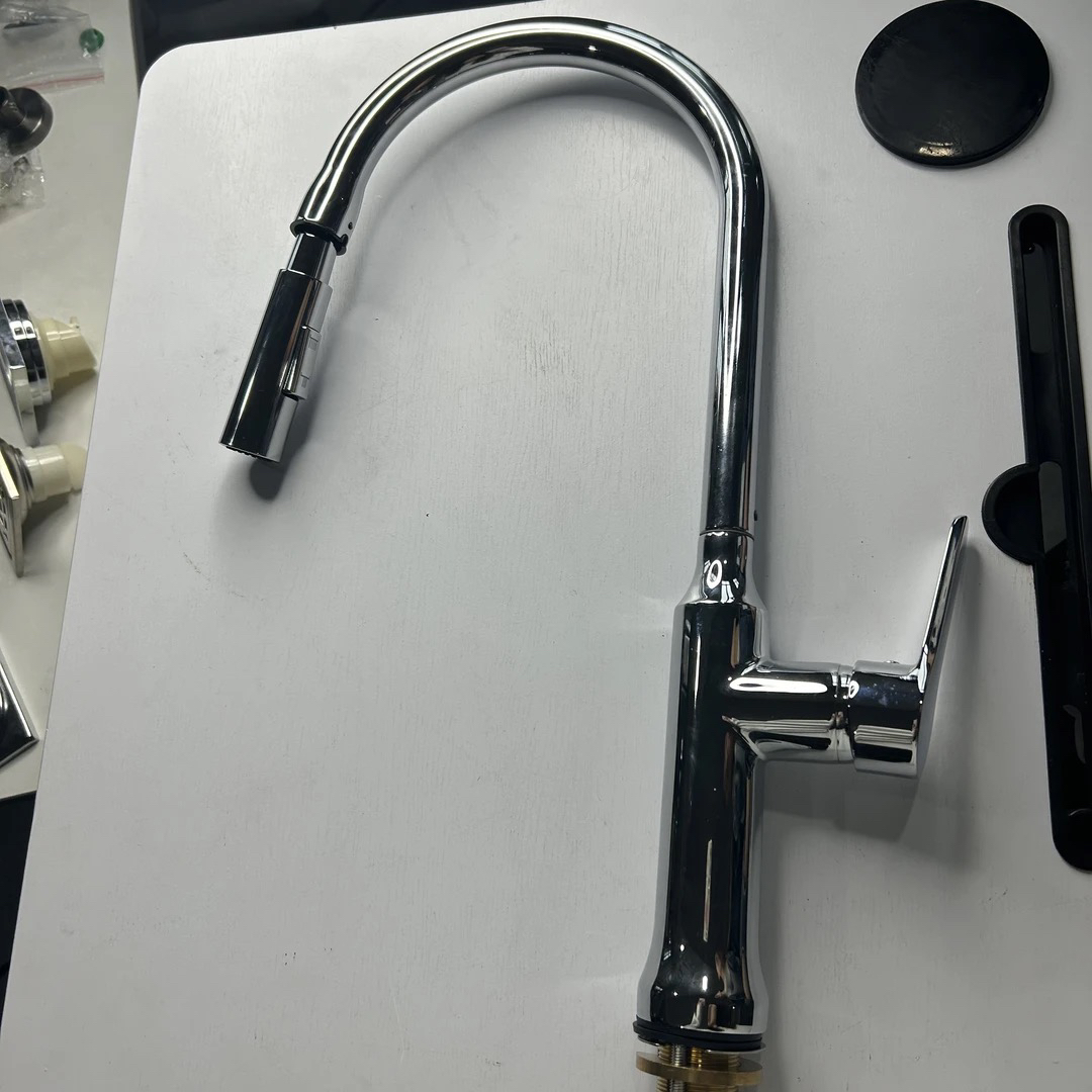 ck8868厨房抽拉龙头电镀色-海豚