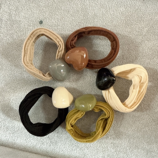 N036韩系时尚质感甜美发绳