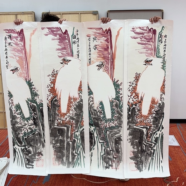 国画洞**子国画作品展！