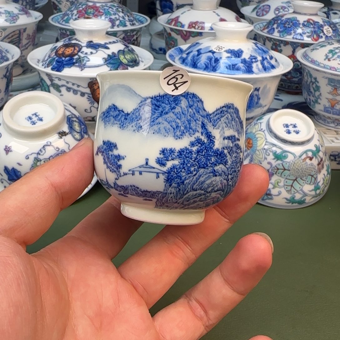 彦祖纯手工手绘茶具164