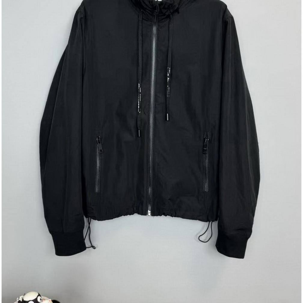 长袖隐形帽背带夹克外套3501