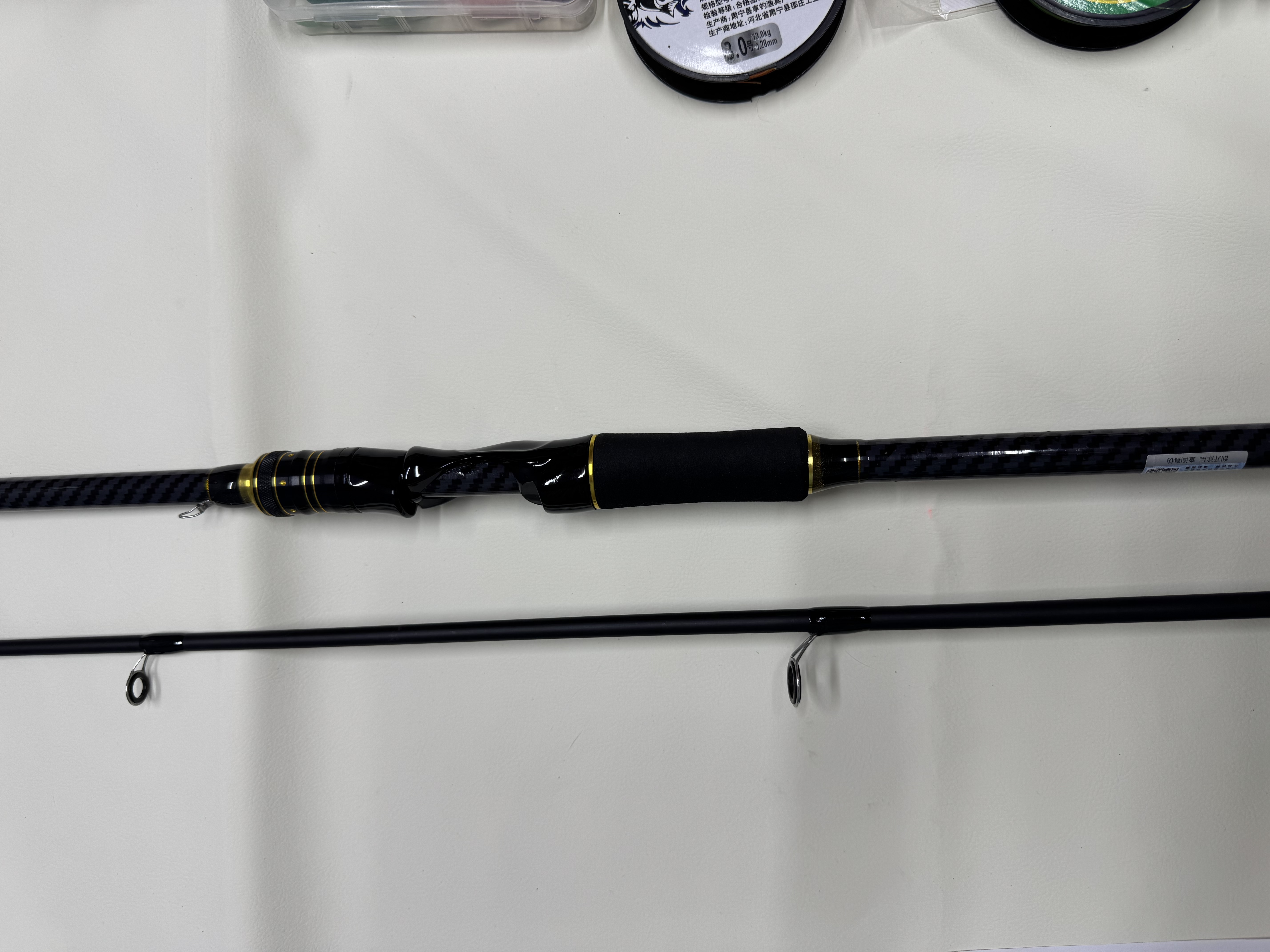科技升级黑金M调超轻硬中快调泛用海钓路亚竿