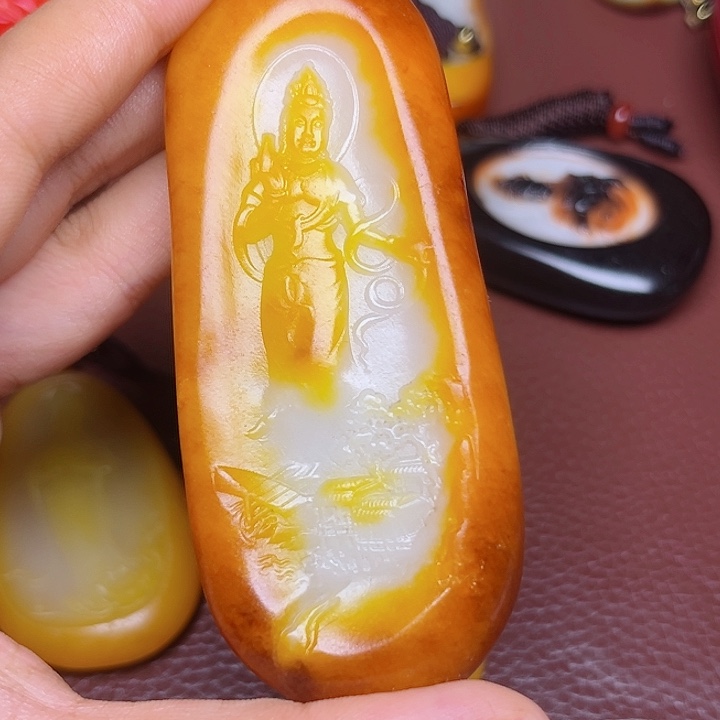 和田玉未镶嵌颈饰海****工