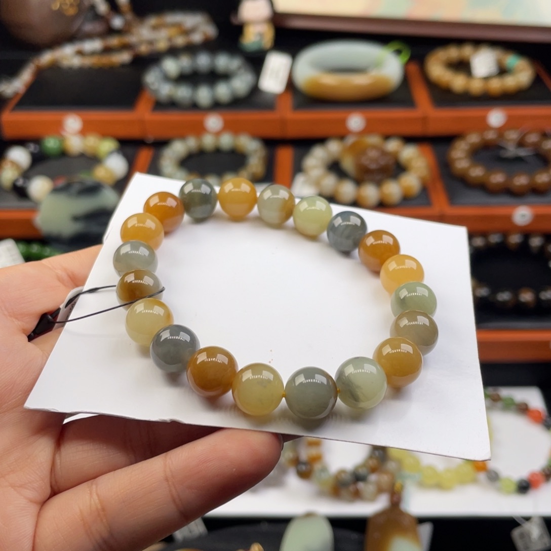 和田玉未镶嵌手链怀****光