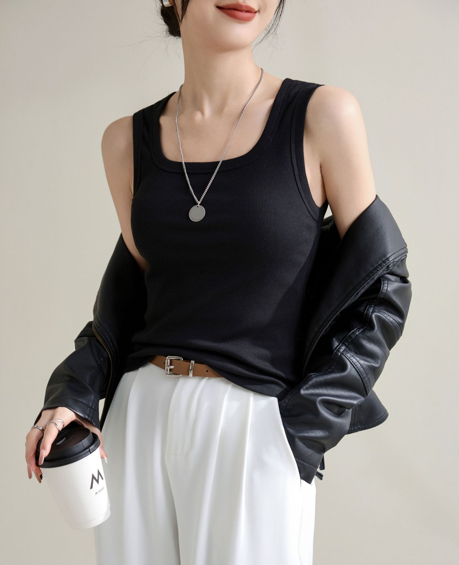 B401_B600四季ins女时尚上衣女士凉感修身辣妹毛圈卫衣