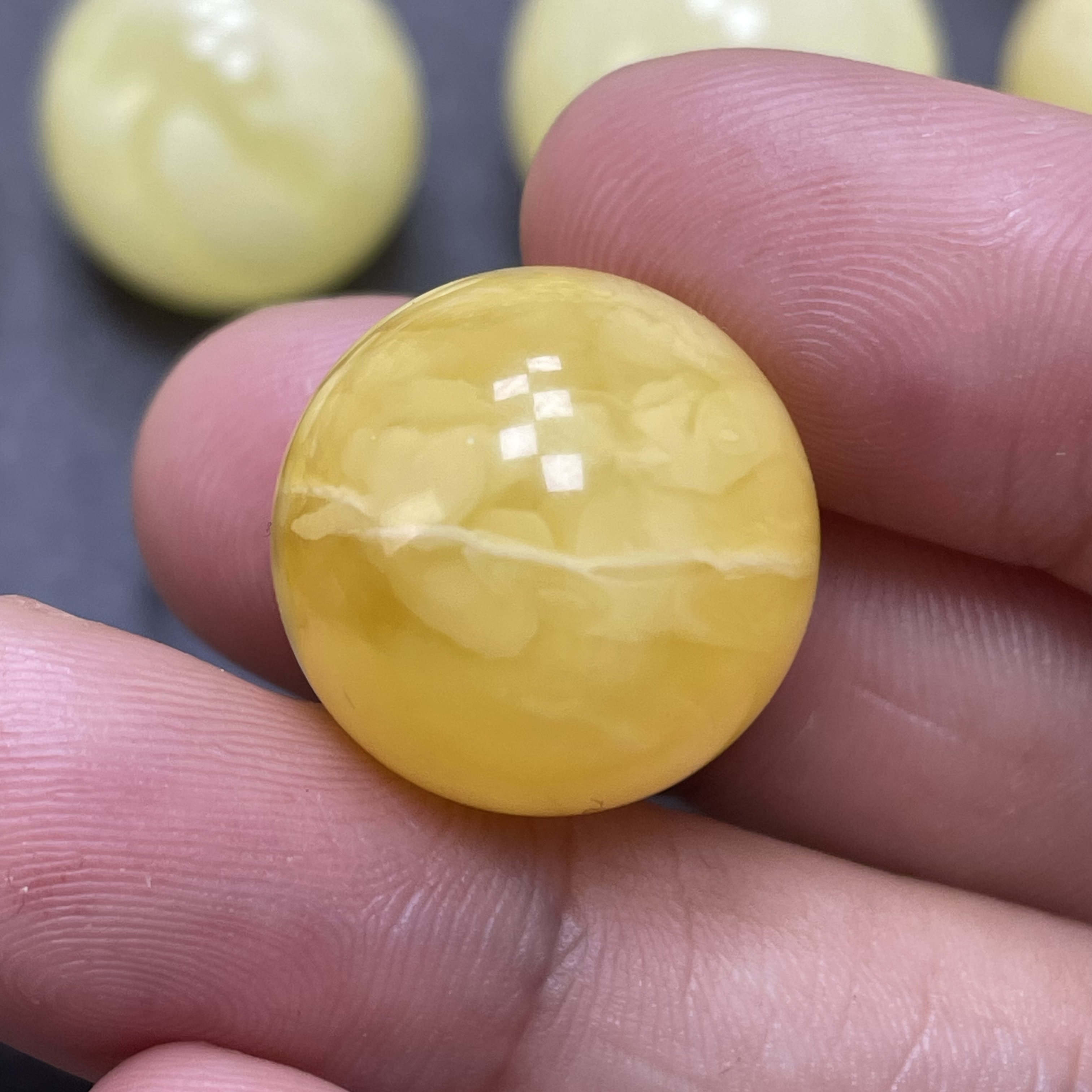 魔梵珠宝｜17.7mm天然浓蜡 虎皮妖花