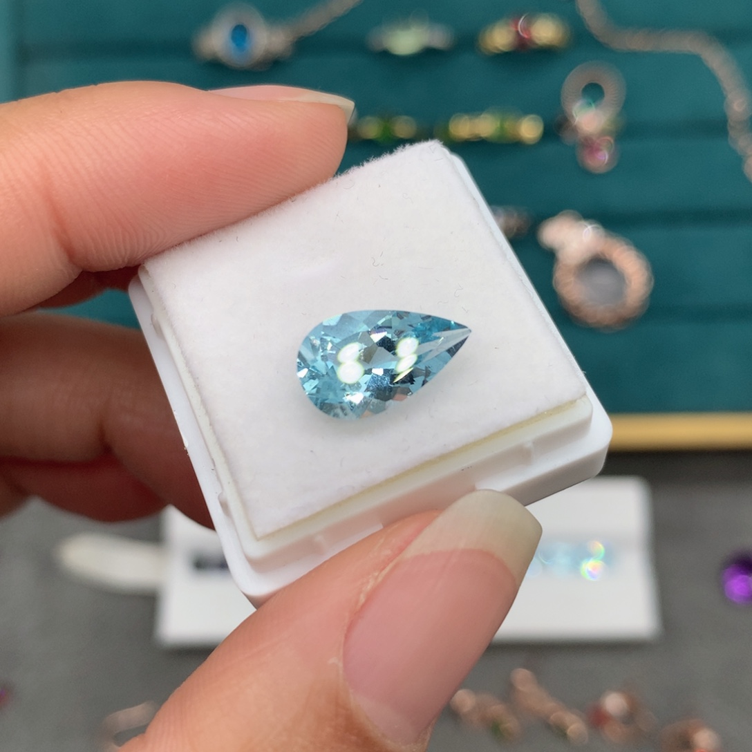 海蓝宝石裸石2.32克拉