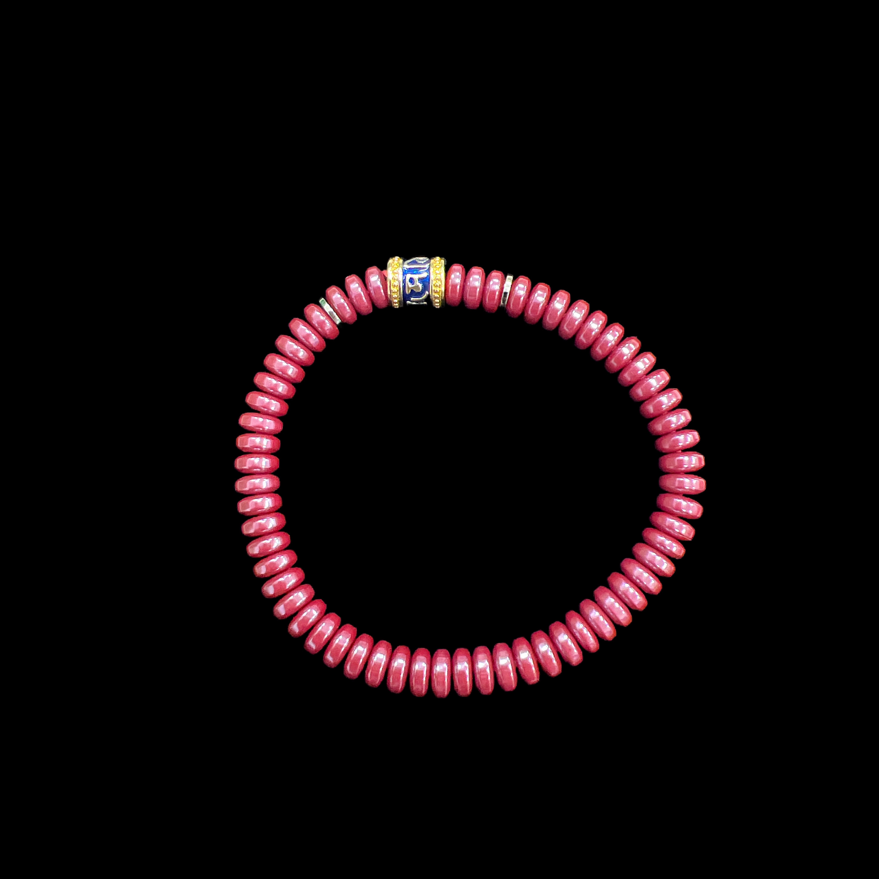 含辰砂工艺品V3396朱砂手串孤品