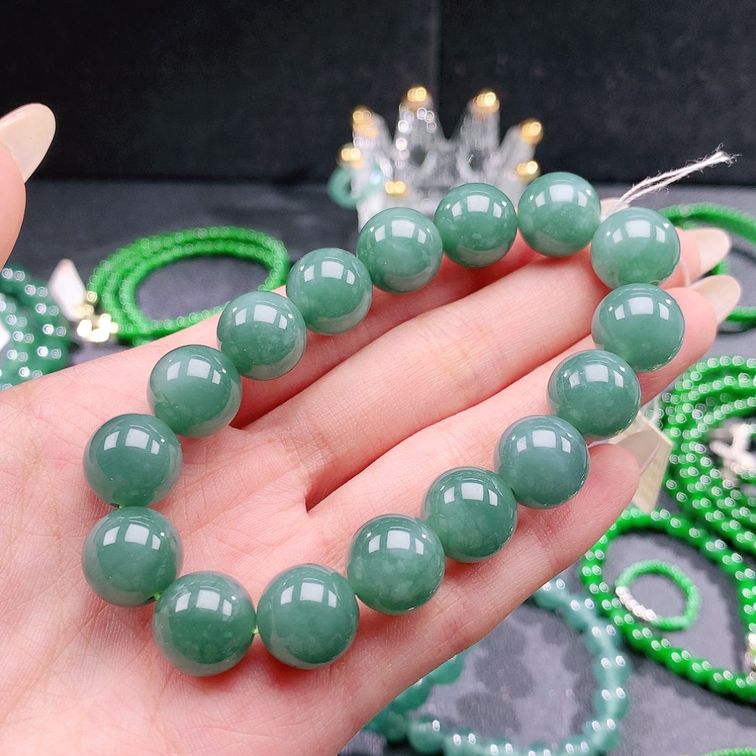 翡翠未镶嵌手串手链