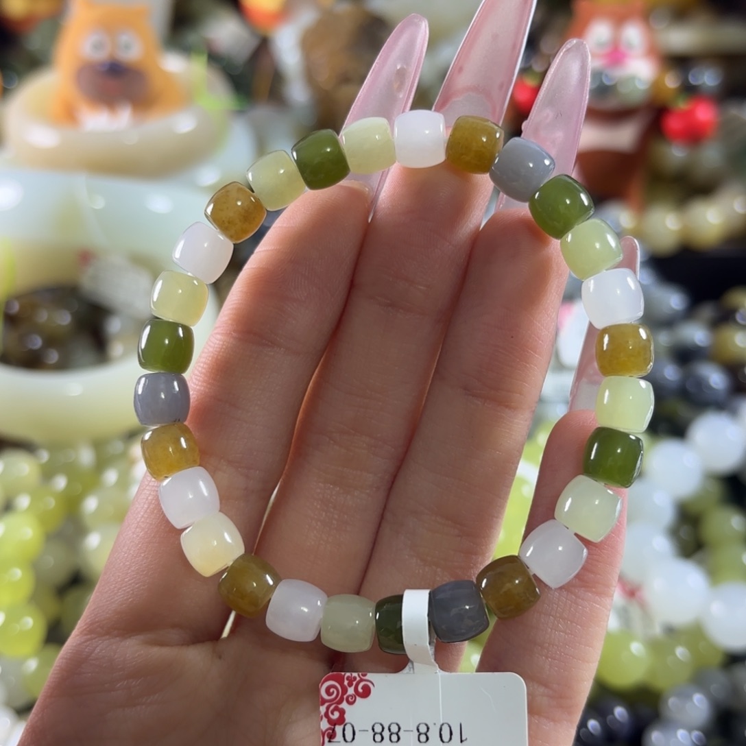 和田玉未镶嵌手链162