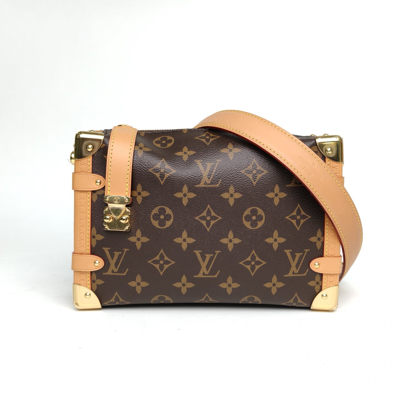 95新 LouisVuitton/路易威登 【双双】Side 软盒子包 大号 芯片 