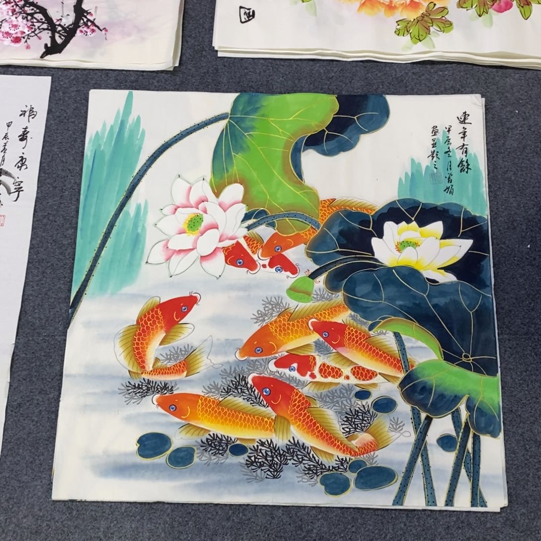 国画68✖️68金线鱼画画画画画画画