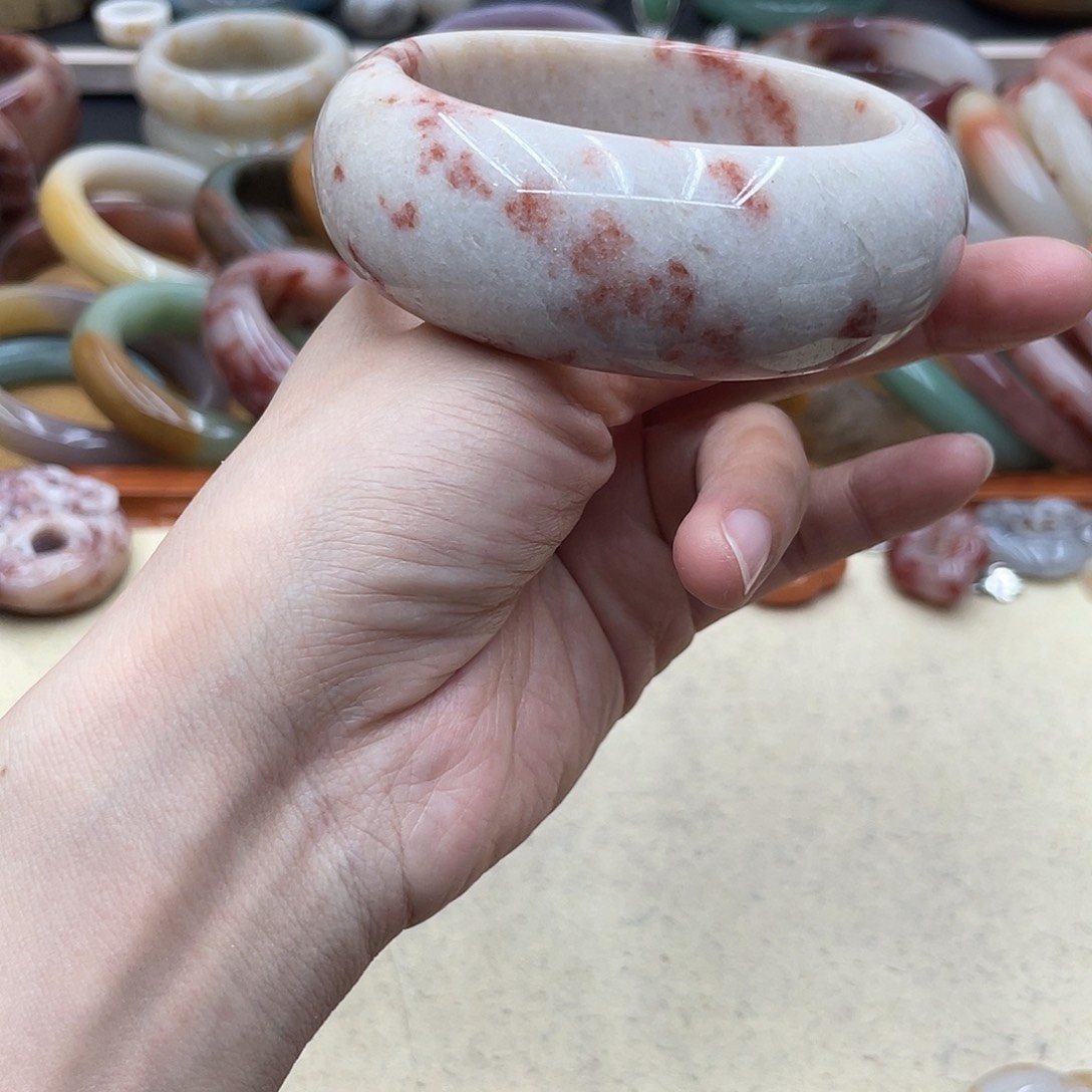 石英质玉圈口63未镶嵌