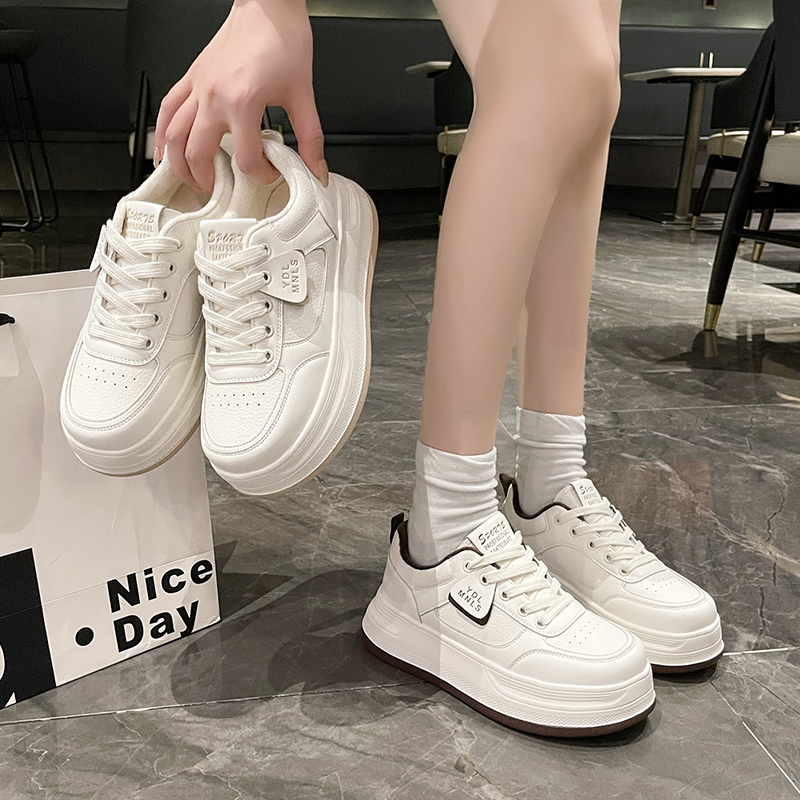 2025冬季加绒新款水上漂超轻小白鞋简约百搭保暖休闲鞋MSR58681