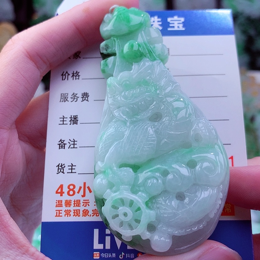 【闪购商品】翡翠颈饰未镶嵌挂件