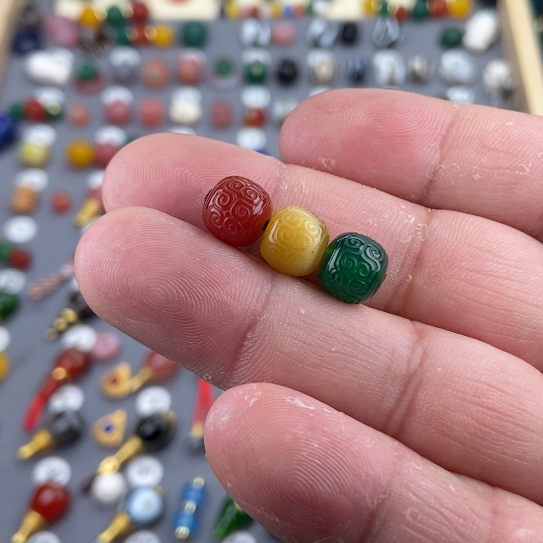 玛瑙/玉髓未镶嵌森柏珠宝饰品