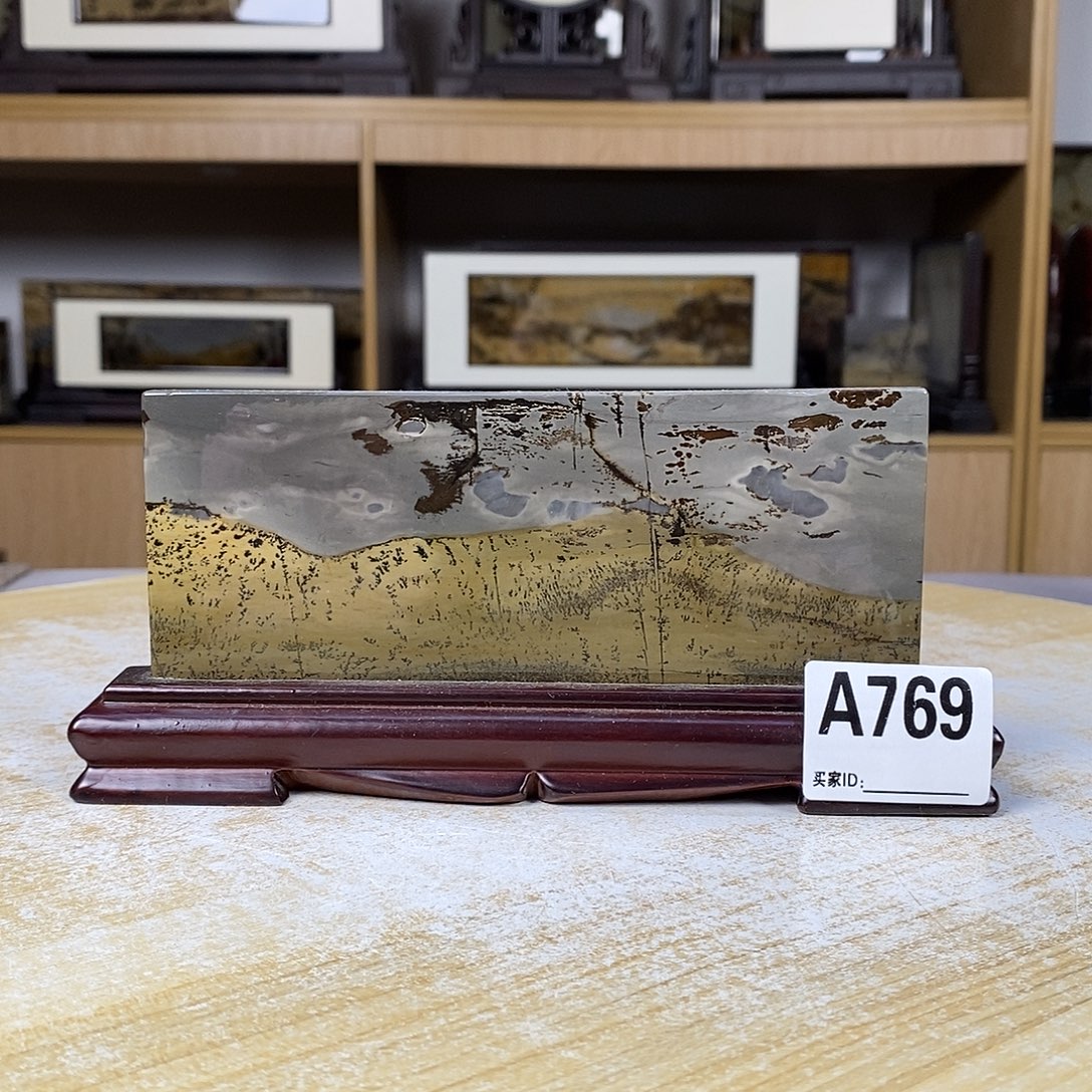 昌化石印石广西国画石摆件