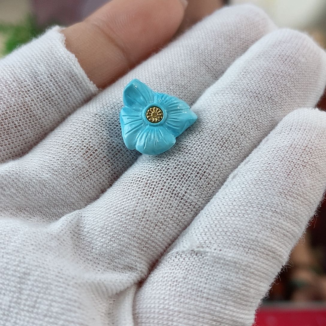 绿松石珠宝奇石未镶嵌