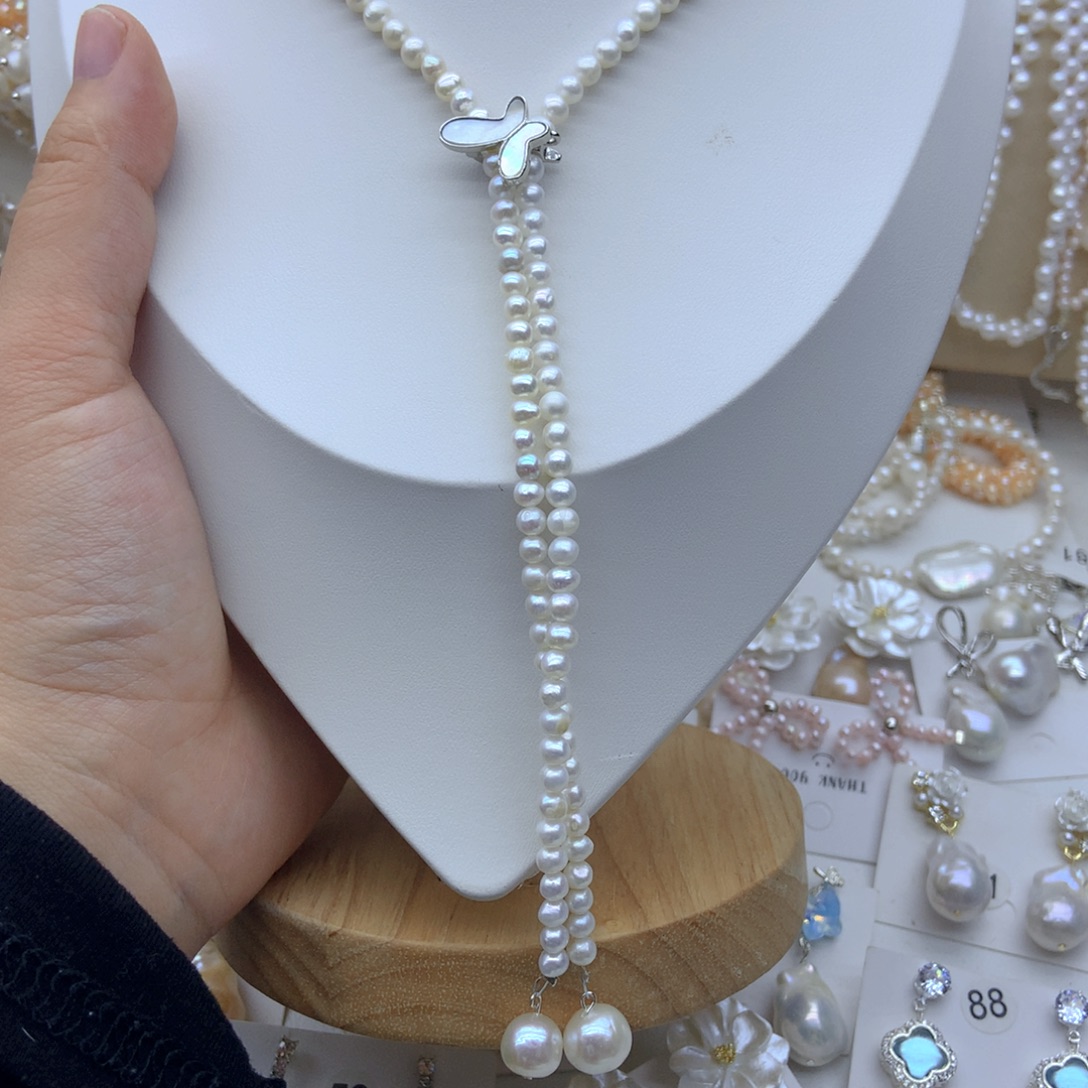 未镶嵌耳饰淡水珍珠