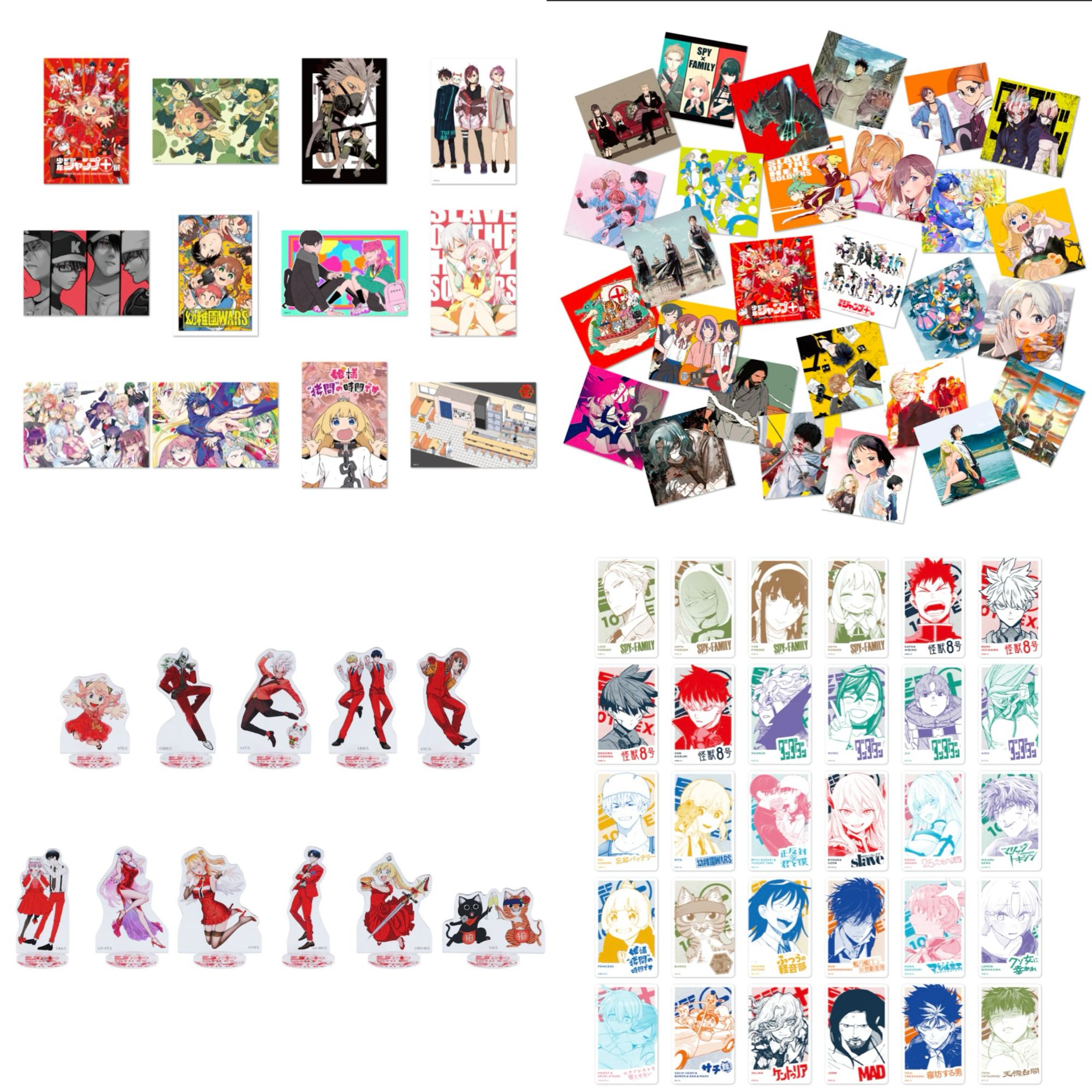 jump+十周年拍立得明信片海报立牌动漫周边潮玩盲盒然柒柒谷屋