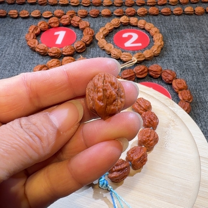 小***码文玩核桃手串小金蟾