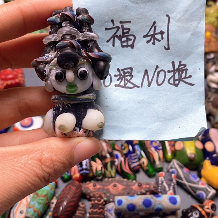 琉璃颈饰印度尼西亚波妹