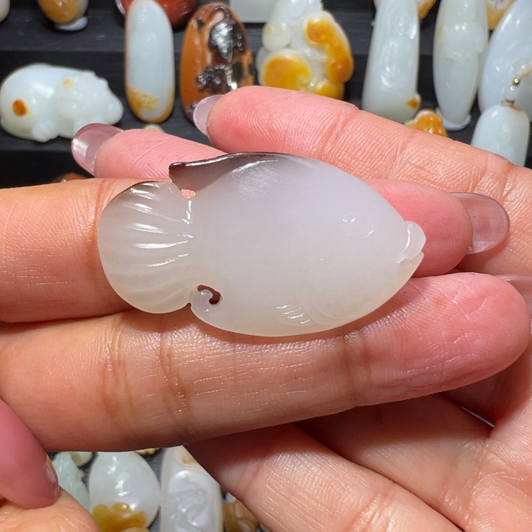 和田玉挂件未镶嵌