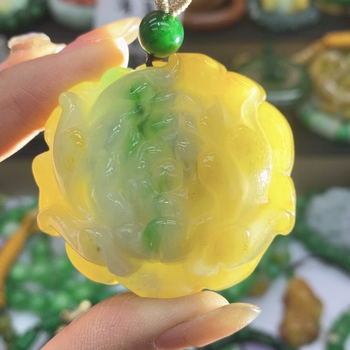 翡翠未镶嵌耳饰项链18