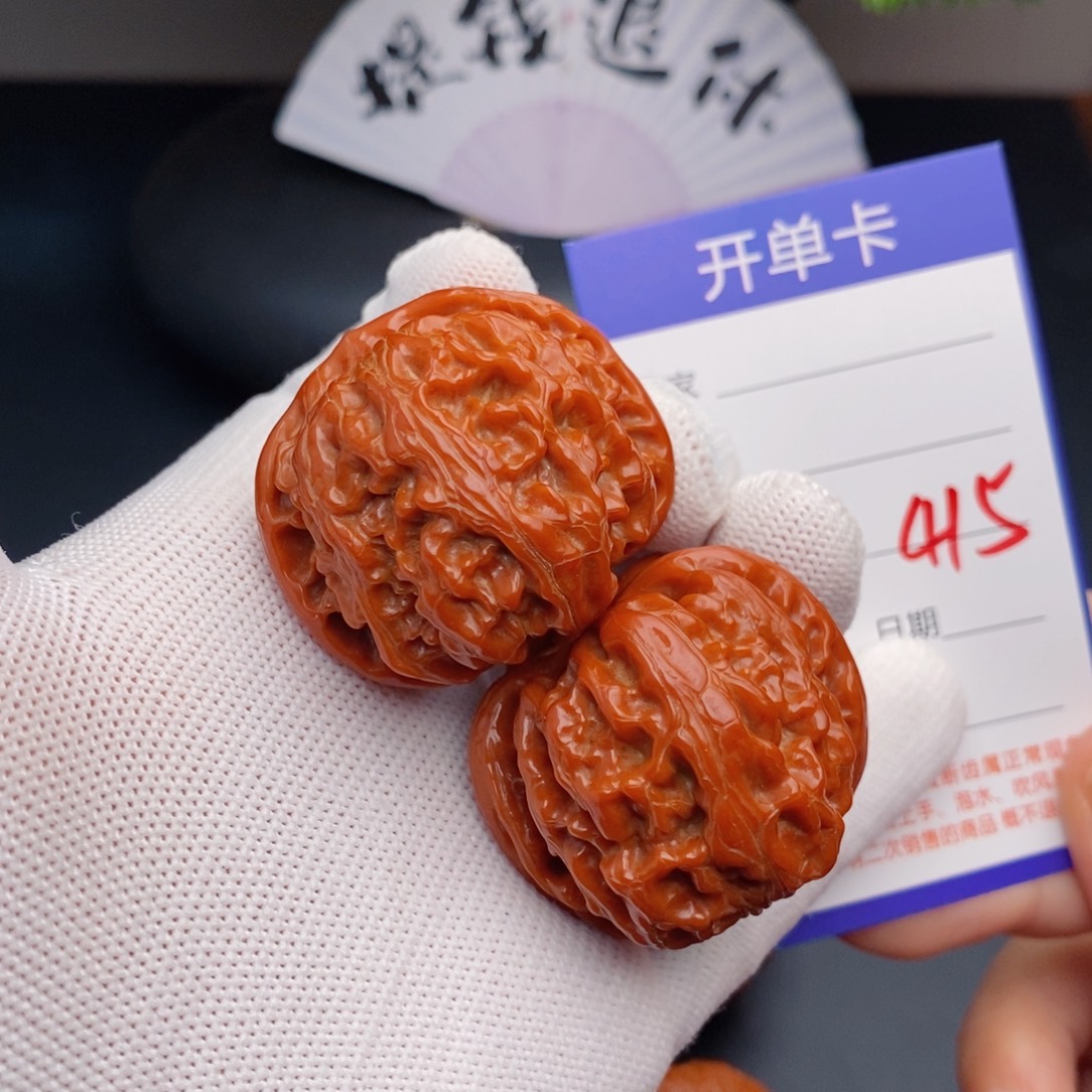 把件文玩核桃40苹果园415