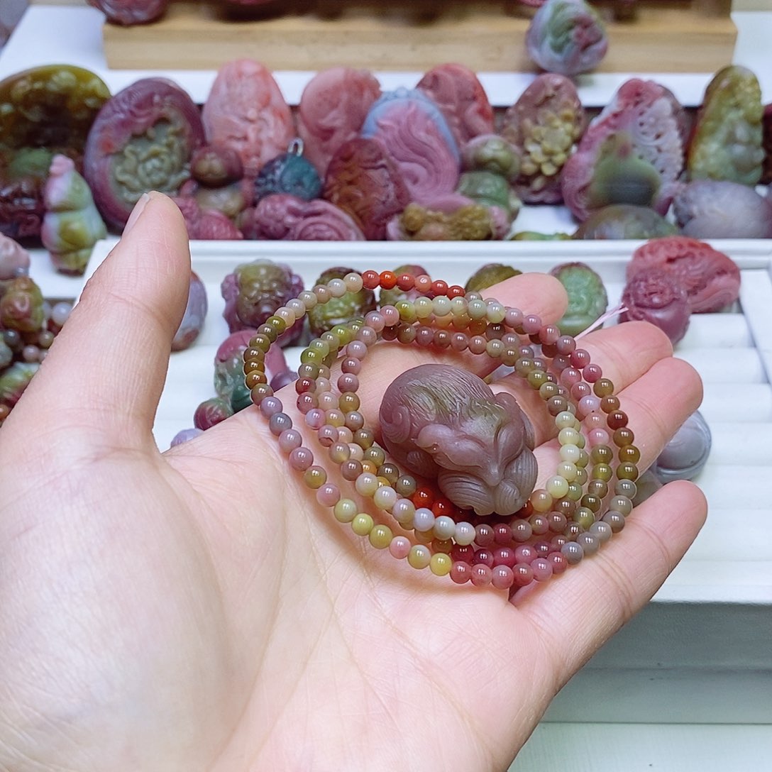 玛瑙/玉髓盐源玛瑙吊坠定制未镶嵌