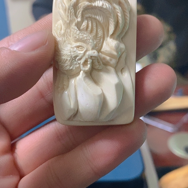 天然猛犸牙雕刻残次品