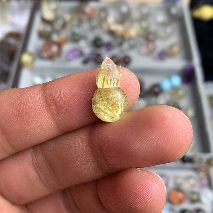 水晶吊坠(不含链)未镶嵌