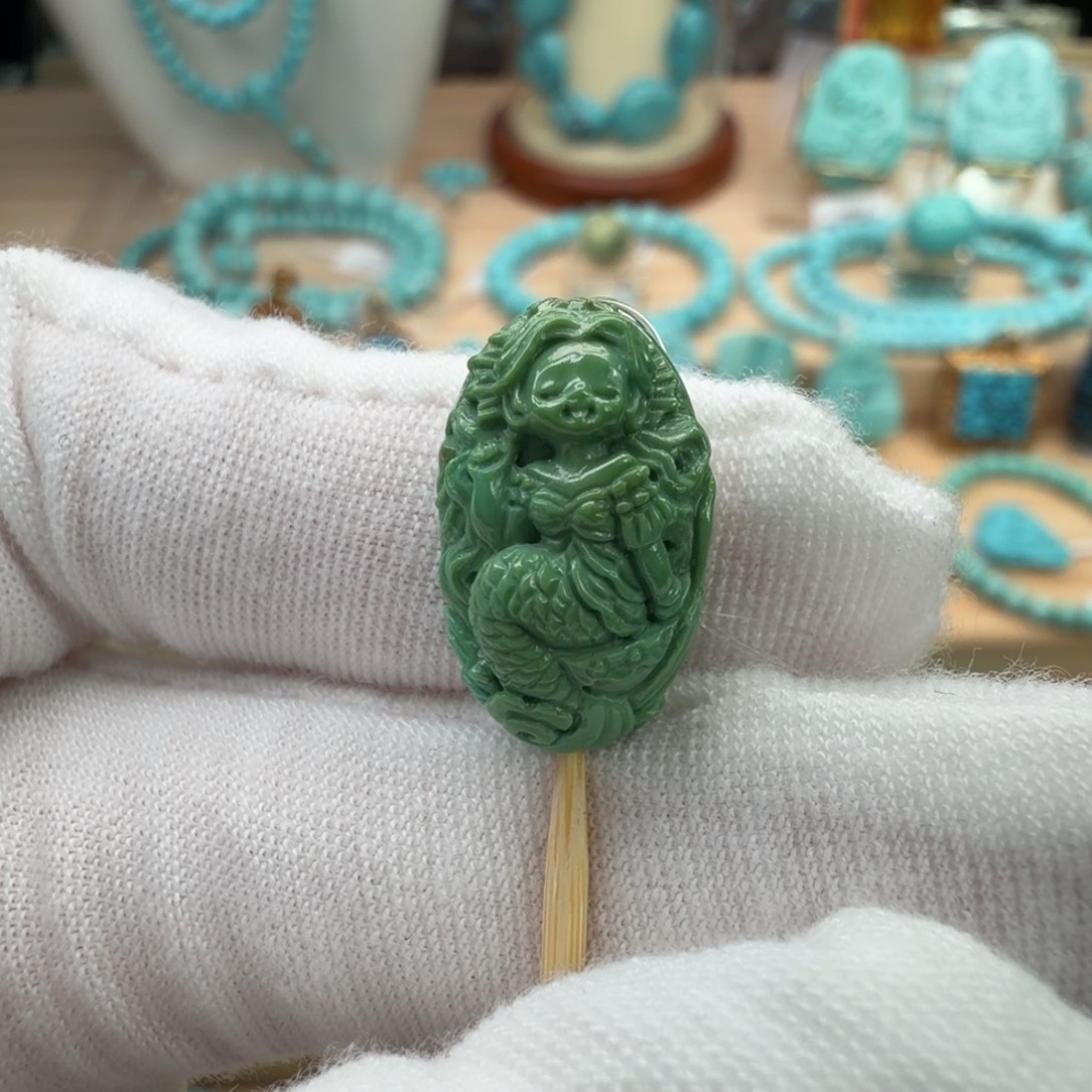 绿松石未镶嵌珠宝奇石