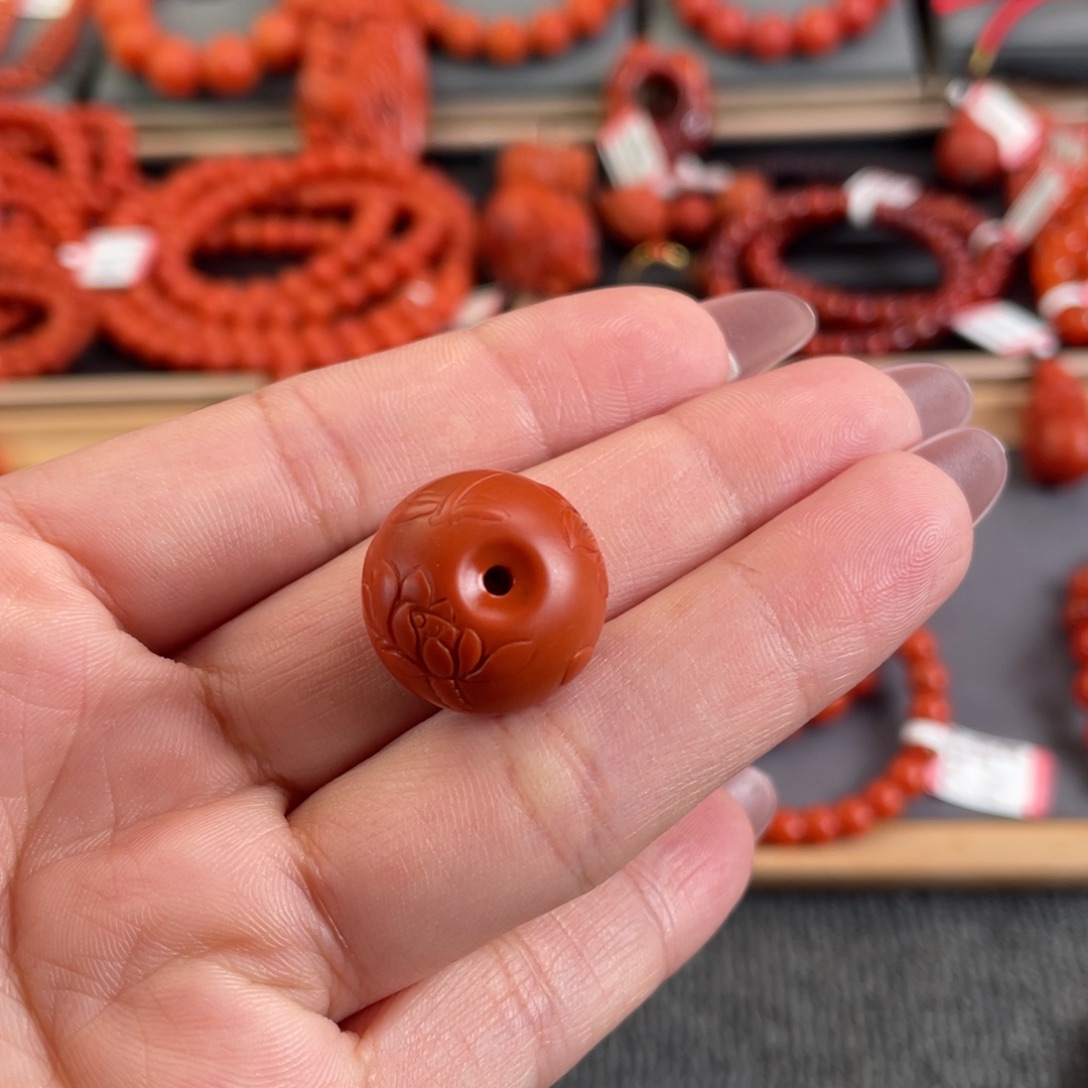 南红玛瑙未镶嵌吊坠(不含链)瓦西南红连连有余平安扣