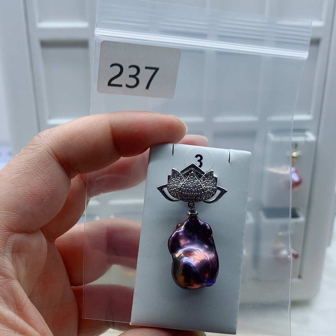 吊坠(不含链)合金淡水珍珠