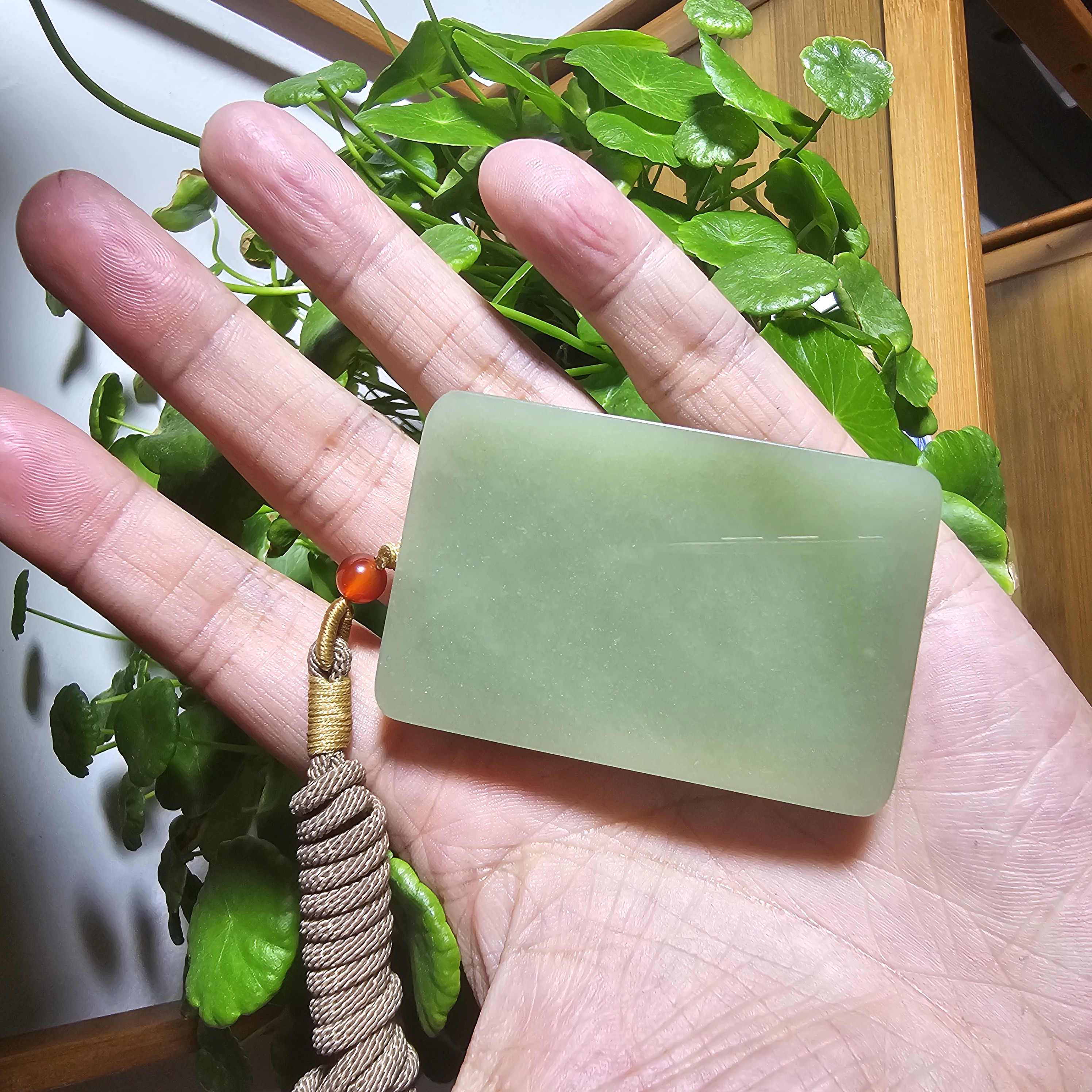和田玉青海格尔木无事牌5