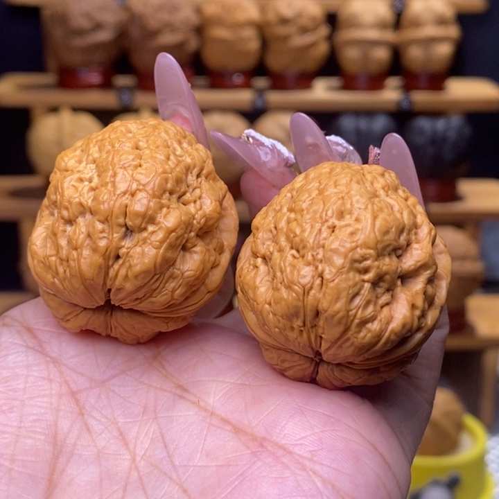 文玩核桃把件帝王蟾21号37尺