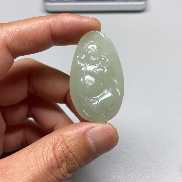 和田玉吊坠(不含链)未镶嵌若*