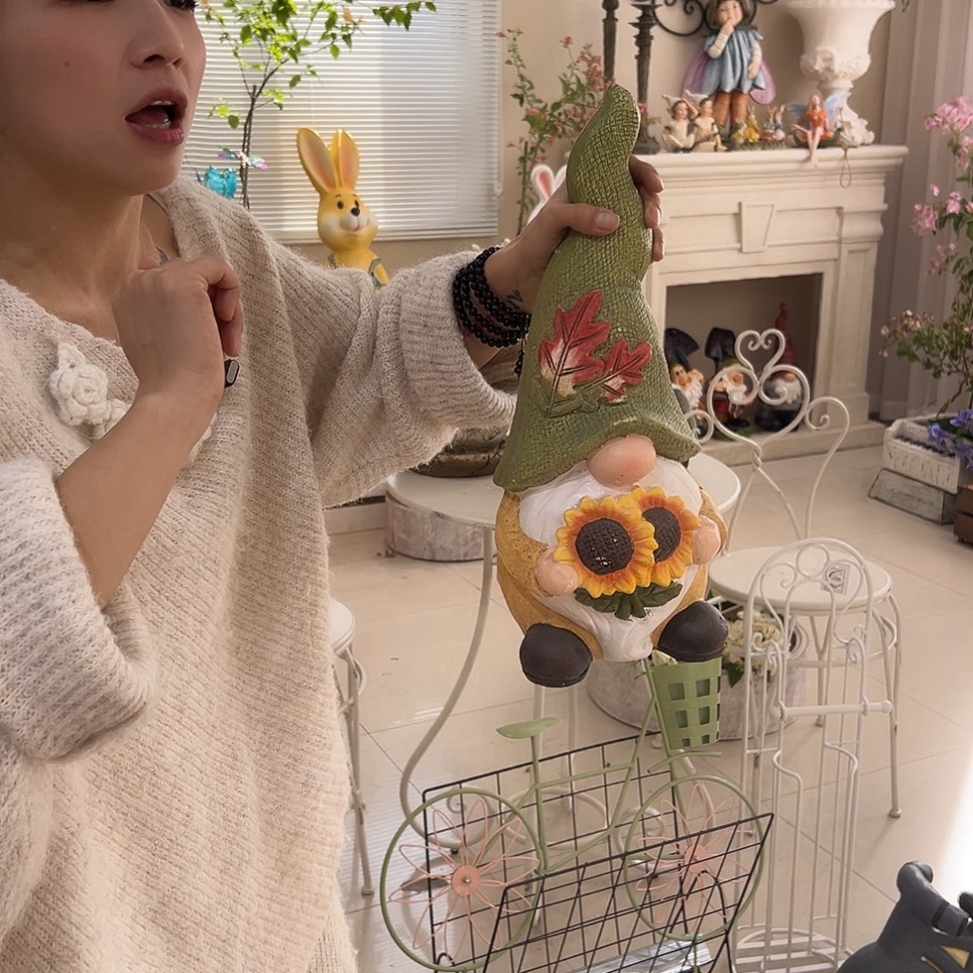 花园摆件红红火火