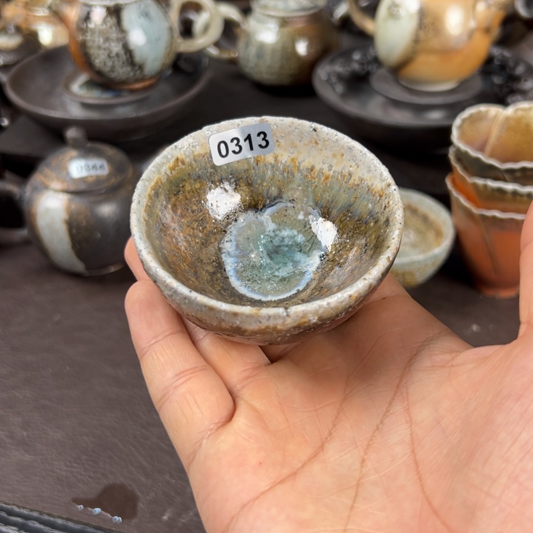 杯柴烧茶器主人杯
