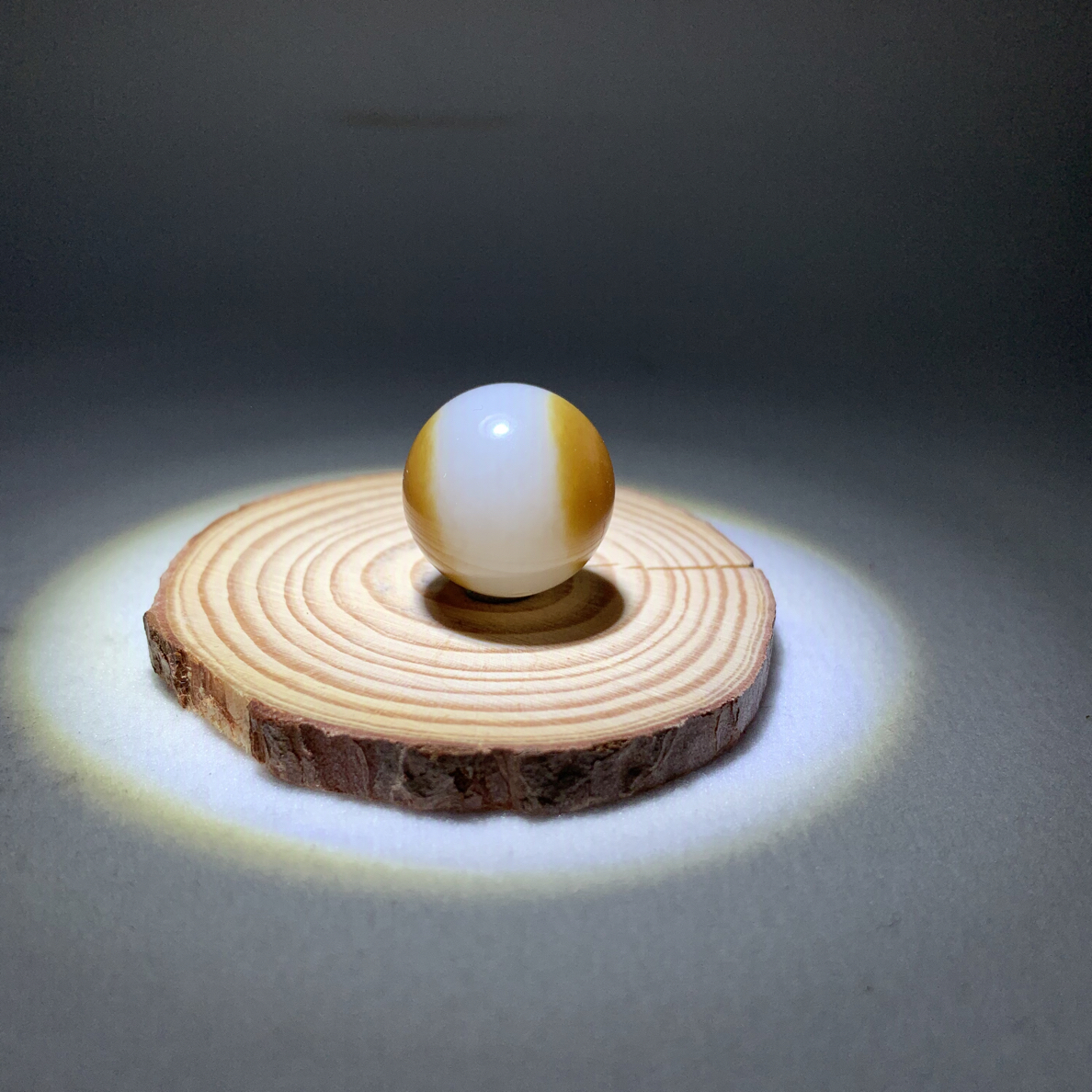 新疆和田玉糖白单珠18mm