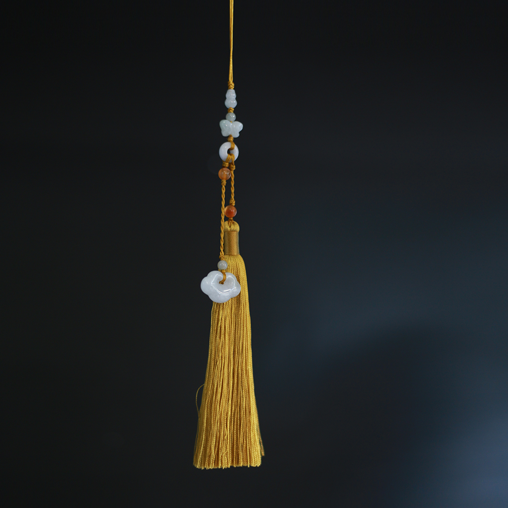 旗袍压襟挂件汉服古民族风发簪祥云饰品扇坠笛穗包挂流苏挂坠