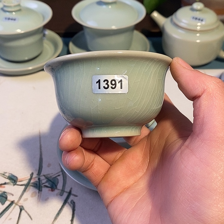 汝瓷1391 青鸾汝瓷矿石釉